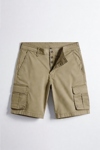 Relaxed Fit Cargo Shorts for Men with Zipper Pockets Cotton Blend Casual Wear for Daily Use and Travel - Product Image 3