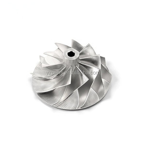 10 + 0 đảo ngược xoay 5-trục CNC Máy 230-gt117-2 Turbo turbo tăng áp phôi rèn máy nén bánh xe 6mm khoan 50x67mm - Product Image 2