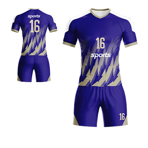 Uniformes de Fútbol Personalizados con Sublimación, Conjunto de Uniforme de Fútbol para Adultos, Camisetas de Manga Corta, Ropa Deportiva Transpirable - Product Image 1