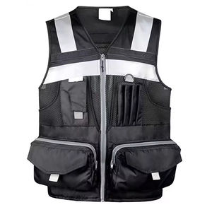 Chalecos de Seguridad al Por Mayor, Ropa de Trabajo Personalizada, Transpirable, Tallas S a 5XL, Chalecos Industriales Tácticos de Fabricación Propia - Product Image 4