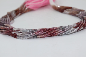 Perles en forme de cube à facettes multiples en spinelle AAA + 2.5mm perles de spinelle naturelles en forme de boîte - Product Image 2