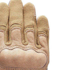 Tactical Leather Gloves Full Finger Non Slip Outdoor Protection for Men - Product Image 2