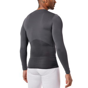 Custom Your Own Logo Sublimation Printed Bjj Rashguard Quick Dry <b>Men's</b> <b>Compression</b> Baselayer Spandex/Polyester Full Sleeve for - Product Image 3