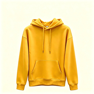 เสื้อฮู้ดครอปแขนยาวสีพื้นถักนิตติ้งลำลองสำหรับผู้หญิง ออกแบบโลโก้ได้ตามต้องการ เสื้อฮู้ดถักนิตติ้งทนทานสำหรับฤดูใบไม้ร่วง - Product Image 3