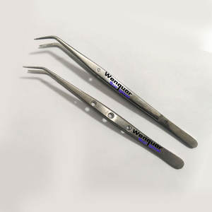 Pinzas Dentadas Manuales Meriam en Oferta, Pinzas para Uso Médico y de Enfermería, Instrumento Quirúrgico Dental de Acero Inoxidable con Certificación CE - Product Image 1