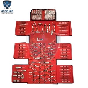Kit Completo de Instrumentos Quirúrgicos Dentales Premium, Incluye Pinzas, Raspadores, Sondas y Herramientas de Extracción - Product Image 1