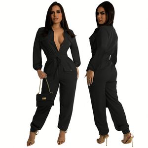 Mono deportivo para mujer, sin mangas, largo, elástico, ajustado, de una pieza, para entrenamiento en el gimnasio, yoga y ejercicio. - Product Image 2