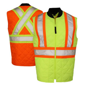 Security Construction Work Wear Reflective High Visibility Waterproof Safety Multi Pocket <b>Worker</b> Vest <b>Jackets</b> For Workwear - Product Image 6