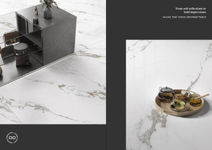Azulejos de Porcelana Brillante de Lujo ACCENTS, 120x180cm, 9mm de Grosor, Resistentes al Ácido, Tecnología de Esmalte Digital para Dormitorio, Sala de Estar, Estilo Moderno - Product Image 5