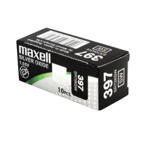 Maxell SR726SW 397 Baterías 1 Tarjeta Baterías primarias 1,55 V Pilas de botón Japón