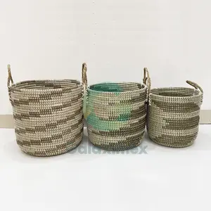 Wholesale Willow Picnic Hamper Basket Set 2023 New Rattan Food Gift Storage Wicker Spring Design Portable Cheap Kid Customized