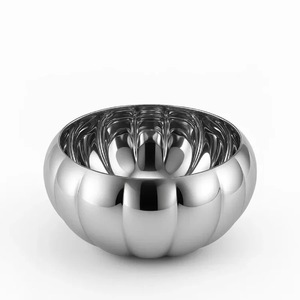 Bol Rond en Acier Inoxydable pour Cuisine, Restaurant, Hôtel – Idéal pour Servir, Mélanger, Préparer les Salades et les Aliments – Vaisselle Durable pour Usage Professionnel et Vente en Gros - Product Image 1