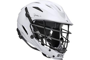 Casco de Lacrosse Blanco, Protección Facial Completa con Jaula Metálica, Equipo Deportivo para Adultos - Product Image 2