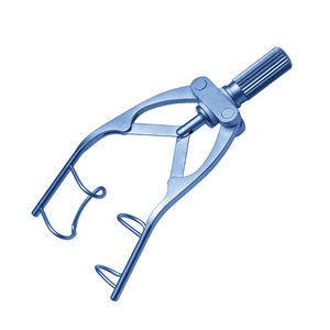 Spéculum ophtalmique ajustable en acier inoxydable avec lames ouvertes en fil métallique, instruments chirurgicaux ophtalmiques de précision de style Kratz, manuel - Product Image 3
