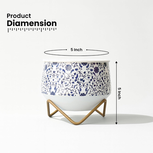 Maceta Metálica Mini Caramel, Florero de Diseño Único, Contenedor Decorativo para Plantas de Interior, para Suculentas y Plantas Verdes Pequeñas - Product Image 2