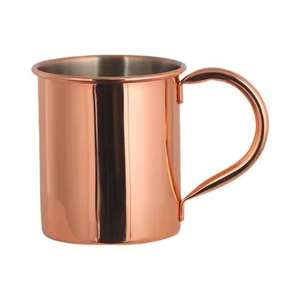 Elegante taza de cobre hecha a mano, apta para alimentos, estilo Moscow Mule, a precio económico. - Product Image 2