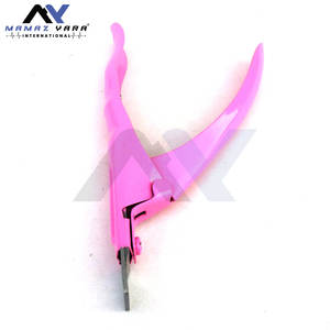 ที่ตัดเล็บมืออาชีพ ที่ตัดเล็บสำหรับทำเล็บแบบพิเศษ รูปตัว U สำหรับตัดขอบเล็บปลอม อุปกรณ์ทำเล็บ สีสันสดใส ทำจากสแตนเลส - Product Image 2