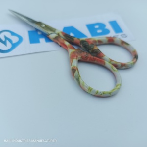 Custom Design Embroidery <b>Scissors</b> Suppliers Wholesale Stainless Steel Blade Right-Handed Custom Color Nail Application - Product Image 1