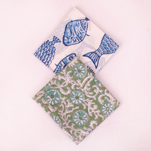 Craftjaipur Women's Boho Style Cotton Multi-Color Bandana Scarf Block Printed Handmade Soft <b>Head</b> Neck Band Face Protection <b>Cover</b> - Product Image 1