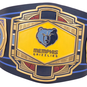Ceinture de champion Memphis Grizzlies personnalisable, ceinture de basket-ball et de lutte de haute qualité, ceinture de titre sportif de collection pour les fans - Product Image 3