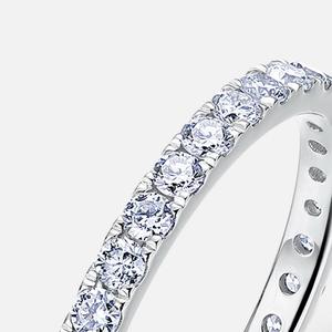 Bague de fiançailles et de mariage en diamant de laboratoire pour femme, en platine PT950, luxe léger, certifiée IGI, solitaire - Product Image 4