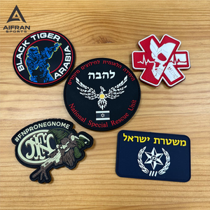 Parche de PVC Suave Personalizado Aifran OEM con Reverso de Velcro para Gorras, Bolsos y Chaquetas, Parche de Goma 2D y 3D - Product Image 3