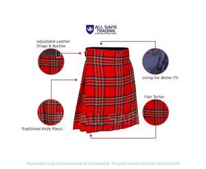 Traje de alta calidad para hombre Scottish Highland Games Auténtico tartán Kilt Logotipo personalizado Ropa europea-Servicio OEM para venta al por mayor - Product Image 4