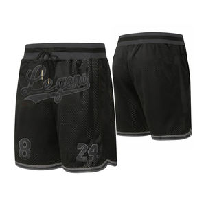 Pantalones Cortos de Baloncesto Personalizados Unisex, Transpirables, de Secado Rápido, Duraderos, con Bordado de Nombre y Número del Equipo, Ropa Deportiva de Talla Grande 100% - Product Image 6