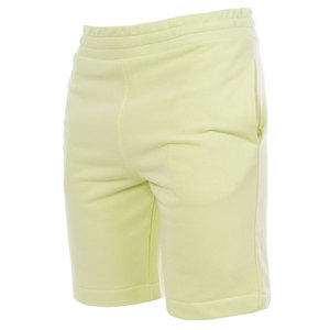 Shorts Bermuda en coton jaune clair pour homme avec cordon de serrage à la taille et poches, style décontracté, 100% coton French Terry. - Product Image 6