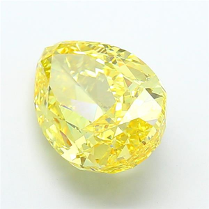 Bijoux de haute qualité de type CVD, utilisant des diamants de laboratoire de luxe, couleur jaune vif fantaisie, certifiés IGI, pierres lâches, excellente brillance. - Product Image 4