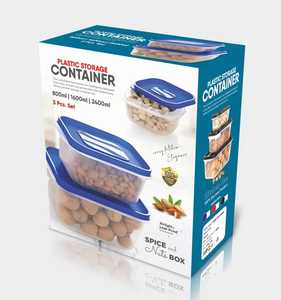 Boîte de conservation alimentaire portable en plastique, rectangulaire, pour viande, poisson, légumes, outil de rangement pour la cuisine domestique - Product Image 6