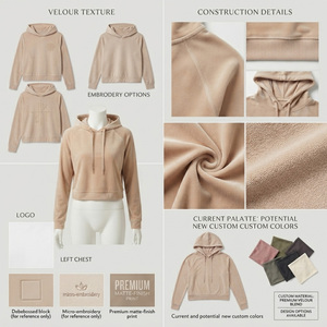 Wholesale OEM Customized Reddito Sports Women's High Street Style Relaxed Oversized Breathable Eco-Friendly Waterproof Hoodie - Product Image 4