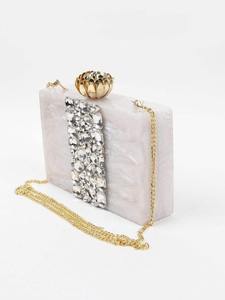 Bolso de Noche de Resina Transparente de Lujo para Mujer, Bolso de Mano Acrílico para Fiesta o Boda - Product Image 2