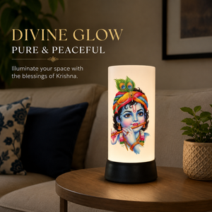 Baby Krishna LED <b>Table</b> <b>Lamp</b> Bal Gopal Night Light Spiritual Decorative Bedroom Temple Home Gift Ambient Mood Lighting 9.5 Inch - Product Image 2