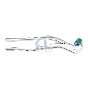 Ensemble de forceps d'extraction dentaire en acier inoxydable, instruments chirurgicaux manuels de classe I CE, poignée moletée, 4 positions de mâchoires - Product Image 4