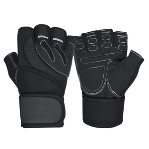 Gants de musculation de haute qualité pour hommes, pour entraînement de musculation, fitness, cross-training, avec doigts courts - Product Image 2