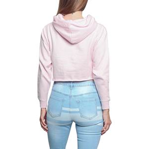 Ropa Deportiva Personalizada con Logotipo, Conjunto de Dos Piezas para Mujer, Sudadera con Capucha Holgada Informal, Top Corto para Gimnasio, Ropa de Invierno Cálida - Product Image 6