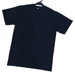 Camiseta personalizada de algodón puro de alta calidad, camiseta de media manga ajustada de gran tamaño Regular de peso pesado en blanco, Camisetas estampadas para hombres - Product Image 3