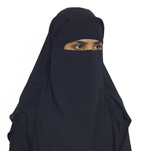 Niqab de Tela Suave de Alta Calidad para Mujer, Velo Facial Islámico Transpirable, Cubierta Modesta para Uso Diario Musulmán - Product Image 6