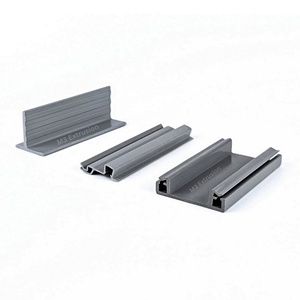 PVC rigide ABS PC + ABS PP Profils en plastique Faisceau de fils électriques Support PCB Rail DIN Canal de montage Extrusion personnalisée OEM - Product Image 1