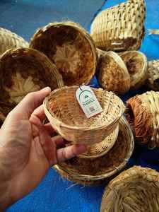 Jaula de Bambú Tejida a Mano, Ecológica, Transpirable y de Alta Calidad, para Decoración de Jardín, Apta para Todas las Estaciones, para Pájaros - Product Image 2