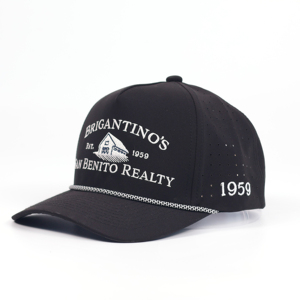 Casquettes de baseball vierges avec logo brodé personnalisé et cordon, finition laser - Product Image 1