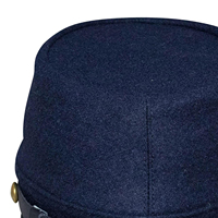 Gorras Kepi de Lana Americana de la Más Alta Calidad con Bordado de Patrones, Gorras Kepi de Estilo Americano de Reproducción
