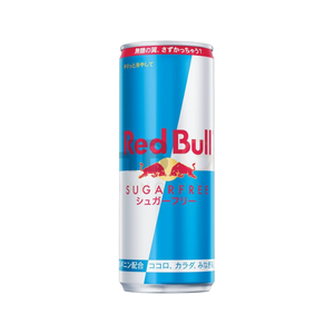 <b>RED</b> <b>BULL</b> SUGAR FREE ENERGY DRINK JAPAN IMPORT CAN <b>250ML</b> - Product Image 1