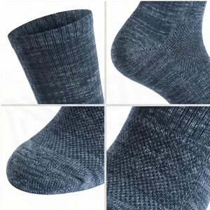 Crew <b>Socks</b> Solid Blue Breathable Running <b>Socks</b> for Adults Spring Season - Product Image 4