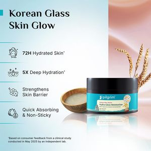 Hidratante Facial Pilgrim Korean Rice Water Hydra Glow para un Brillo de Piel de Cristal - 3.53oz (100g) - Product Image 5