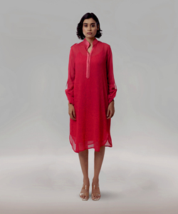 Smart Casual Outfit Silk <b>Patch</b> Embellishment and Taffeta Lining Full Sleeve Breathable Casual Western Outfit - Product Image 4