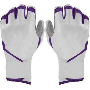Gants de frappe en cuir véritable sur mesure pour hommes, enfants et jeunes, avec manchette longue, pour joueurs de baseball et de softball - Product Image 1