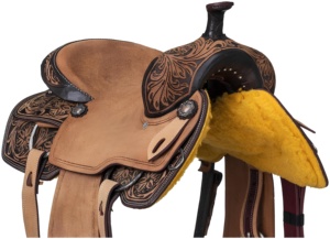 Selle Western - Roughout - Cuir Ciselé - Product Image 2