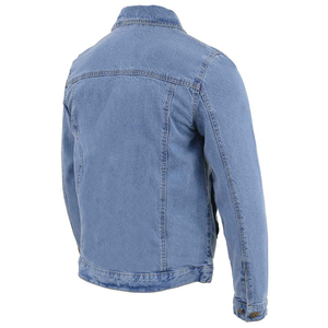 เสื้อแจ็คเก็ตคอร์ดูรอยผู้ชาย FLY HUMBLE SPORTSWEAR รุ่น Autumn Blouson ป้องกันลม คอปกพับได้ ปิดด้วยกระดุมเม็ดเดียว มีตัวเลือกโลโก้ด้านหน้า - Product Image 3